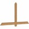 Ekena Millwork Eugene Smooth Timber Gable Bracket, Western Red Cedar, 60"W x 32"H x 1 1/2"D x 3 1/2"F, 13/12 Pitch GBW060X32X0204EUG00SWR - alternate 2